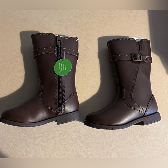 Stride Rite NWT Josephine Brown Knee High Boots Size 7W toddler - Picture 3 of 6